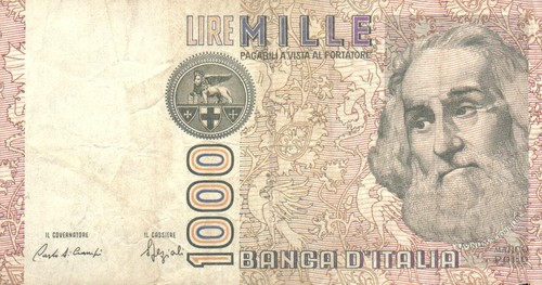 Italien italy 1000 lire - -,