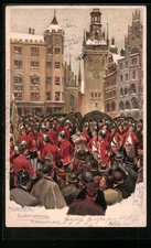 Künstler-Lithographie Paul