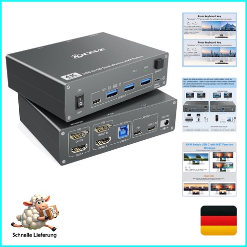 Multifunktionaler kvm switch - multifunktionaler,