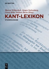 Kant-Lexikon | deutsch