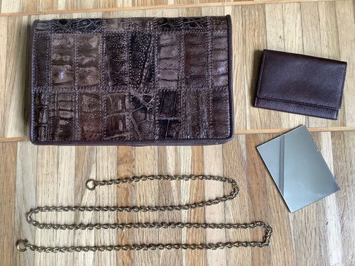 Handtasche clutch echt - clutch,,