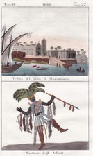 Mozambique Ashanti people Africa Afrika Afrique Black people Lithographie 1840
