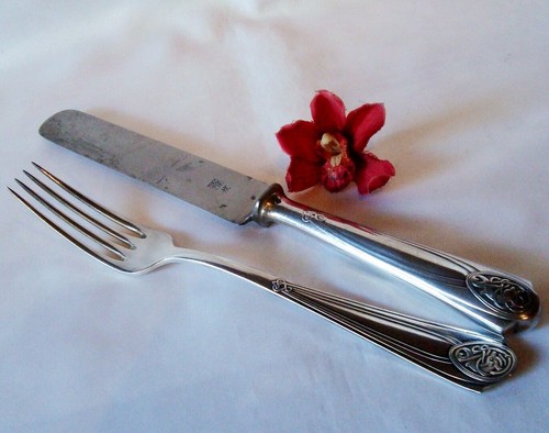Person jugendstil besteck - person,