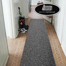 Moderne Läufer grau 965