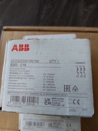 Abb s203 c16 - abb, s203-c16