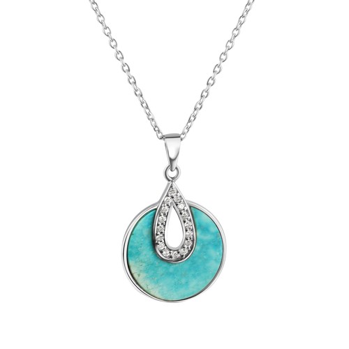 Collier 925 silber rhodiniert - collier,