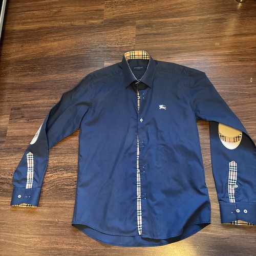Burberry hemd größe blau - größe,