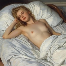 Akt Schlafzimmer weiblich