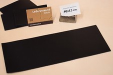 Vegetabil gegerbtes Sattlerleder Blankleder schwarz 1,2-1,4 mm Ecopelle #virS