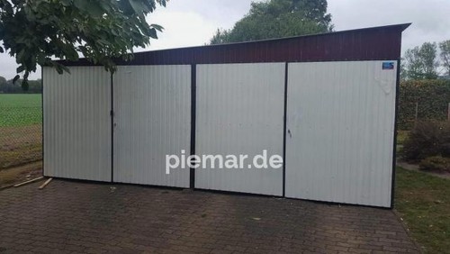 Blechgarage 5x4 5x2 - blechgarage, 5x4,5x2,4m