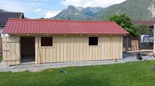 Holzgarage 4m x 8m