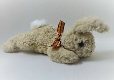 Heunec Hase liegend mit kariert Schleife Stofftier Plüschtier Kuscheltier (T193)
