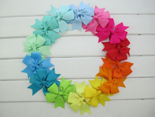 Haarclip haarblume schleifen - haarblume,