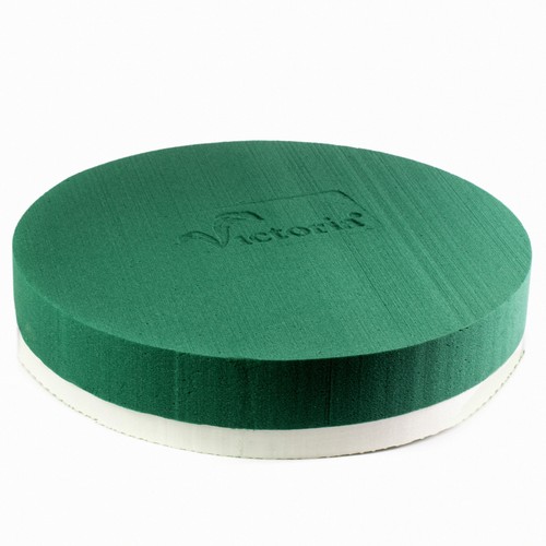 Nass steckschaum rund 40x6cm - nass,