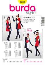 Burda Style Schnittmuster - Kostüm - Spielkarten - Karneval - Nr. 2383