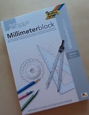 Millimeterpapier Papier Millimeter Block 25 Blatt 80g/m2 Neu