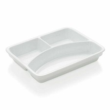 Abteilschale Porzellan Menüschale 2-fach / 3-fach / ohne Unterteilung / Deckel