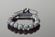 Shamballa Armband schwarz