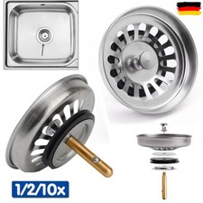 1/2/10x Universal Küche Abflusssieb Stöpsel Siebkorb Siebkörbchen für Spülen