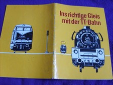 catalogo Berliner TT Bahn  ins richtige Gleis mit der TT-Bahn DDR     D   bb