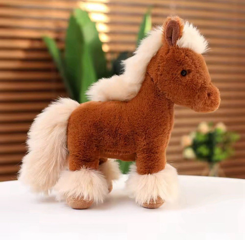 Pferd pony plüschtier - h,