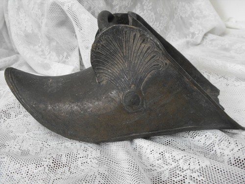 Antiker reiterschuh messing - antiker,