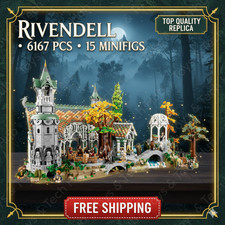🏰Der Herr der Ringe: Rivendell (10316) Bausteine 6167 Teile mit 15 Figuren