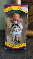Vintage 60er Jahre Sweetheart Tanzpuppe mit Schlüssel & OVP, Spielzeug, wie neu