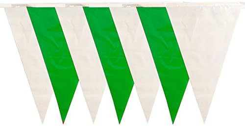 Neu wimpelkette grün weiß - neu,
