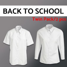 Kinder Mädchen Kragenbluse