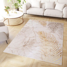 Teppich Kurzflor Grau Beige