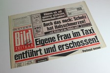 BILDzeitung 29.07.1966 Fußball WM 1966 England Deutschland Wembley Stadion