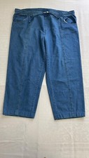 Herrenhose Denim in Blau, Gr.31,  Elastikbund, Baumwolle