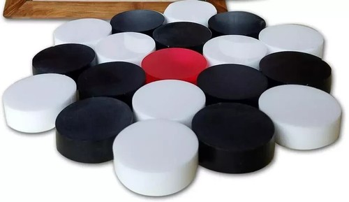 Carrom board coins - +, 1