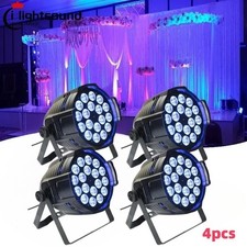4pc/lot LED PAR 64 18x18w 6in1