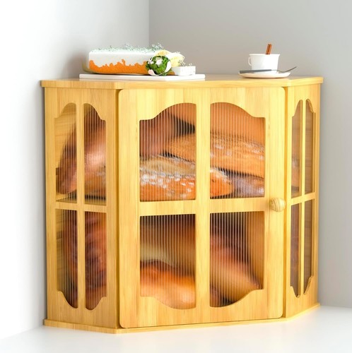 Bambus brotkasten küche ecke - bambus,
