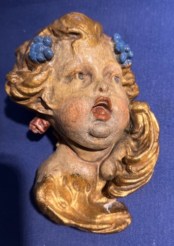 Putto engelskopf gips - putto–engelskopf,,