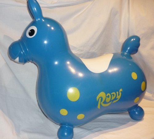 Rody hopser hüpfpferd blau - rody, in