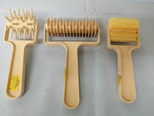 Rollenschneider Gitterschneider Set 3 Stück Patisserie Teigbearbeitung