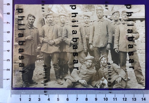Ww1 private fotokarte - private, soldat