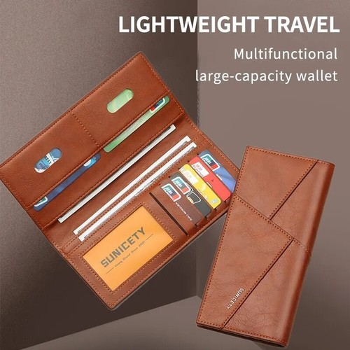 Leder karten tasche große - tasche,