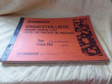 Ersatzteilliste Steinbock Gabelstapler EFG 1,6 TC/1000/396