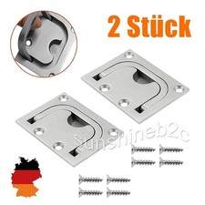 ​2x Einlassgriff Edelstahl