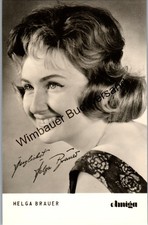 Autogrammkarte Helga Brauer
