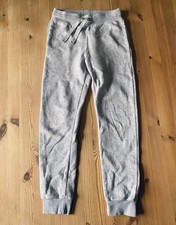 Bequeme Jogginghose von H&M - Gr. 128 - Hellgrau - Hose Kinder Joggers Joggpants