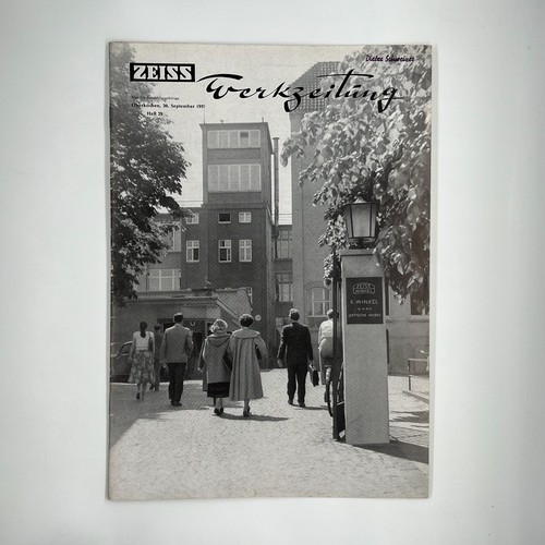 Zeiss werkzeitung - werkzeitung, /