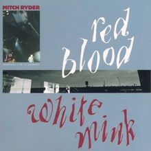 Red blood white - red, mink