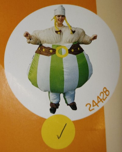 Wikinger aufblasbares kostüm - wikinger,