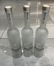 Leere 3 x BELVEDERE Bio Vodka Flasche 70cl - UPCYCLE CRAFT REFURBISH RECYCLE