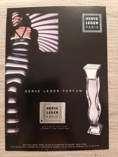Werbepapier parfum hervé - werbepapier,